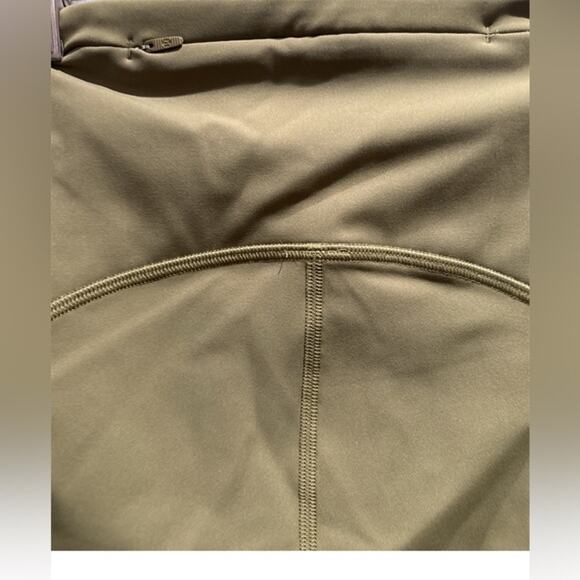 LULULEMON Women's Bronze Green Swift Speed High-Rise Crop 21" Leggings Sz 6 - Picture 5 of 6